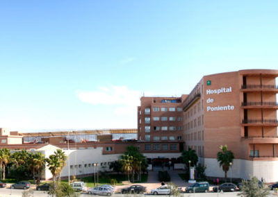 Zona de paritorios en el Hospital del Poniente